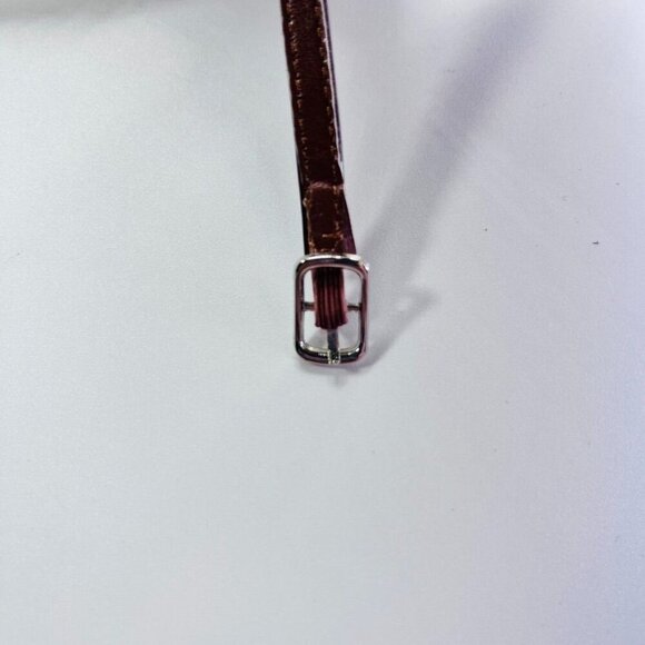 Azalea Wang Brown Jeweled Heels Size 7.5 Brown Leather 5" Heel Formal Event - Picture 15 of 15